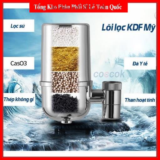Máy Lọc Nước, Bộ Lọc Nước Tại Vòi 7 Lớp Lọc Lishile Cao cấp Đầu Lọc Nước Siêu Sạch Lishile Chính Hãng