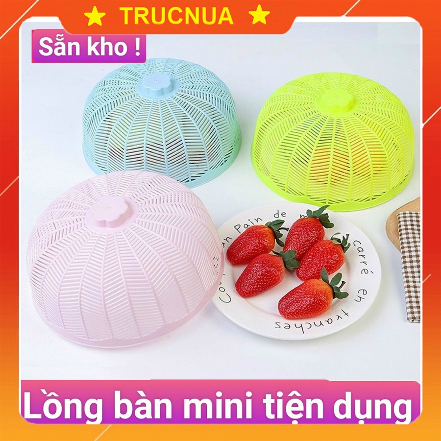 Lồng bàn mini úp đậy thức ăn bát đĩa đa năng