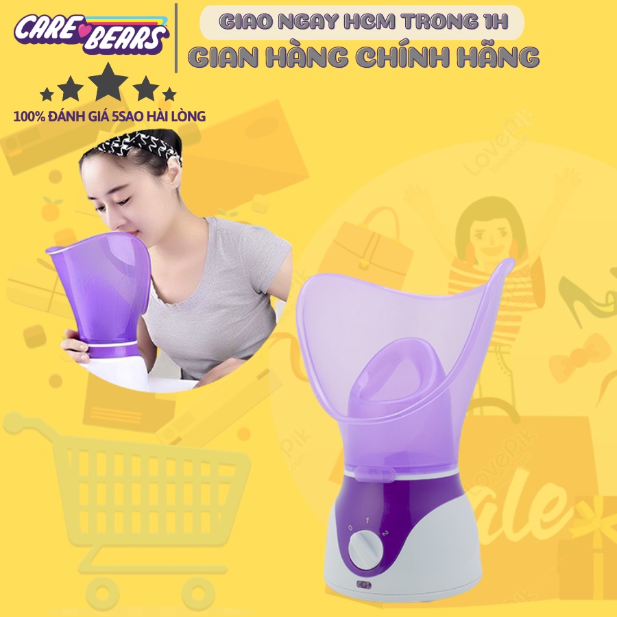 Máy xông mặt thảo dược, hoa quả tươi tự động NTFS chính hãng, xông mũi họng hiểu quả, bảo hành 12 tháng