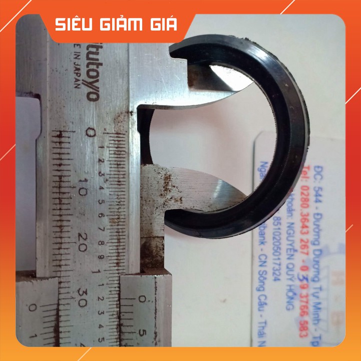 Bộ 9 phớt nước và 6 lót van một chiều pit tông d30 máy rửa xe chạy dây cudoa 2HP -động cơ 2.2 kw