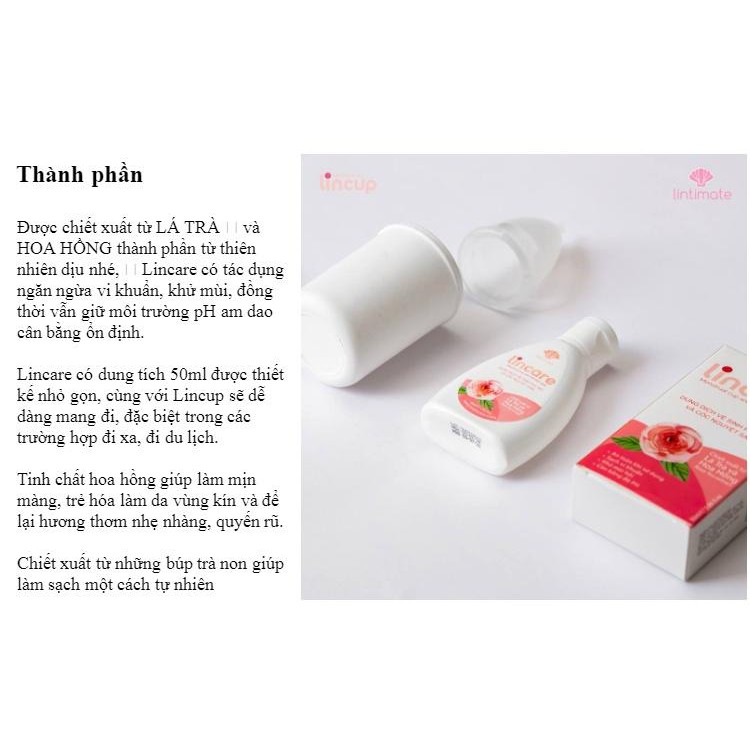 [Chính hãng] Dung dịch vệ sinh Lincare
