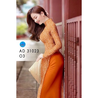 Vải áo dài hoa nhí