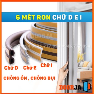 Ron Chống Va Đập Gioăng Cửa Gỗ Cao Su Nẹp Khung Cửa Chống Côn Trùng DOORJA