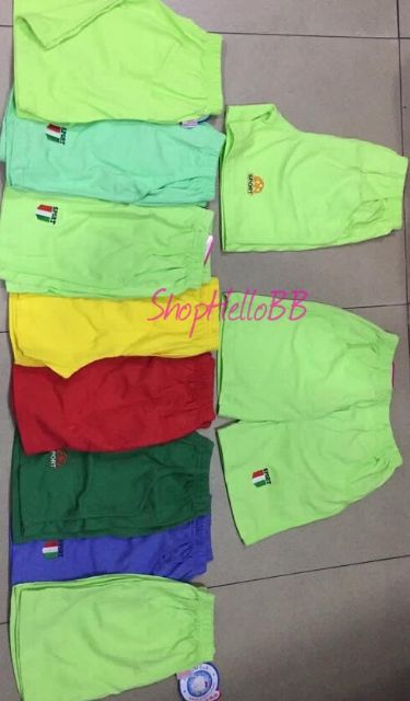 NHIỀU MÀU- đủ size Bé trai 6-29kg QUẦN SHORT THÊU MÀU size 1-10