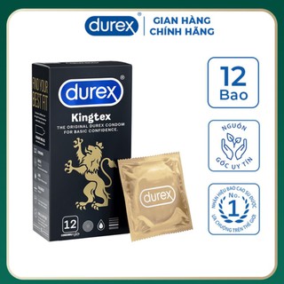 Bao cao su Durex Kingtex 12 bao chính hãng