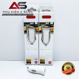 Tẩu Sạc Ô Tô 1 Cổng  BYZ Chính Hãng YL801 [Bảo Hành 12 Tháng]