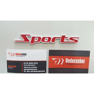 CHỮ THÉP SPORT DÁN XE