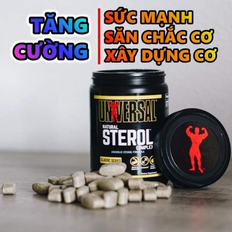 UNIVERSAL NUTRITION NATURAL STEROL COMPLEX HỖ TRỢ TĂNG CƠ NẠC VÀ TESTOSTERONE 100 VIÊN