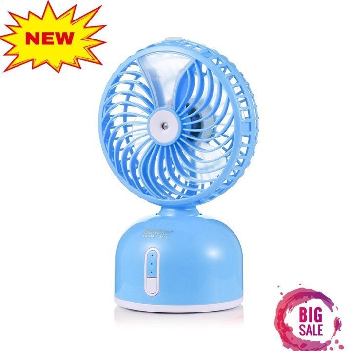 Quạt Tích Điện Phun Sương Mini 690 Ông Tây