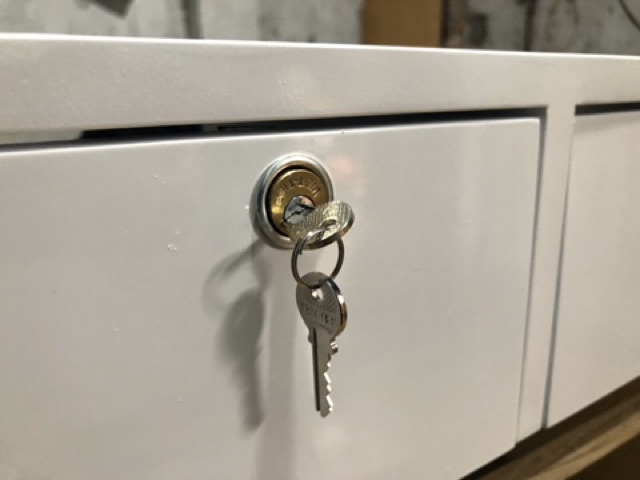 ✅ Bàn trang điểm treo tường đẹp 70cm có 2 ngăn kéo & khoá tủ BTD-2559 | BigBuy360 - bigbuy360.vn