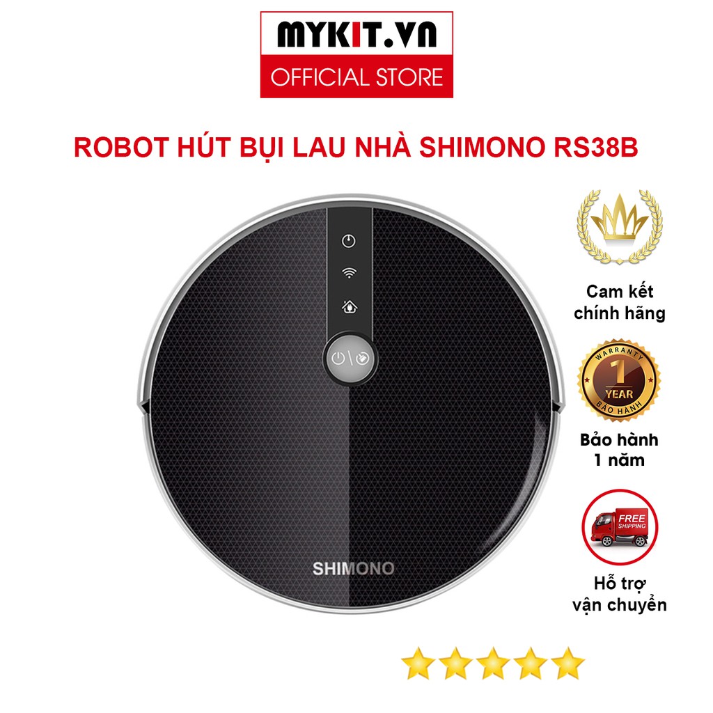 Robot Hút Bụi Lau Nhà Shimono Rs38B - Mykit.Vn