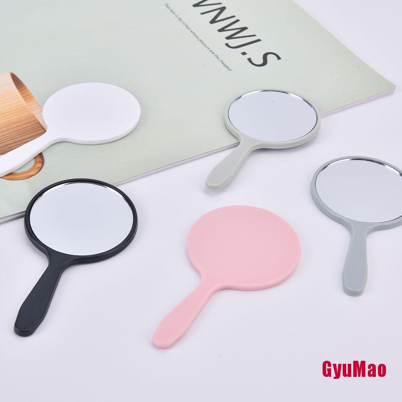 Gương Trang Điểm Hình Tròn Có Tay Cầm Tiện Dụng