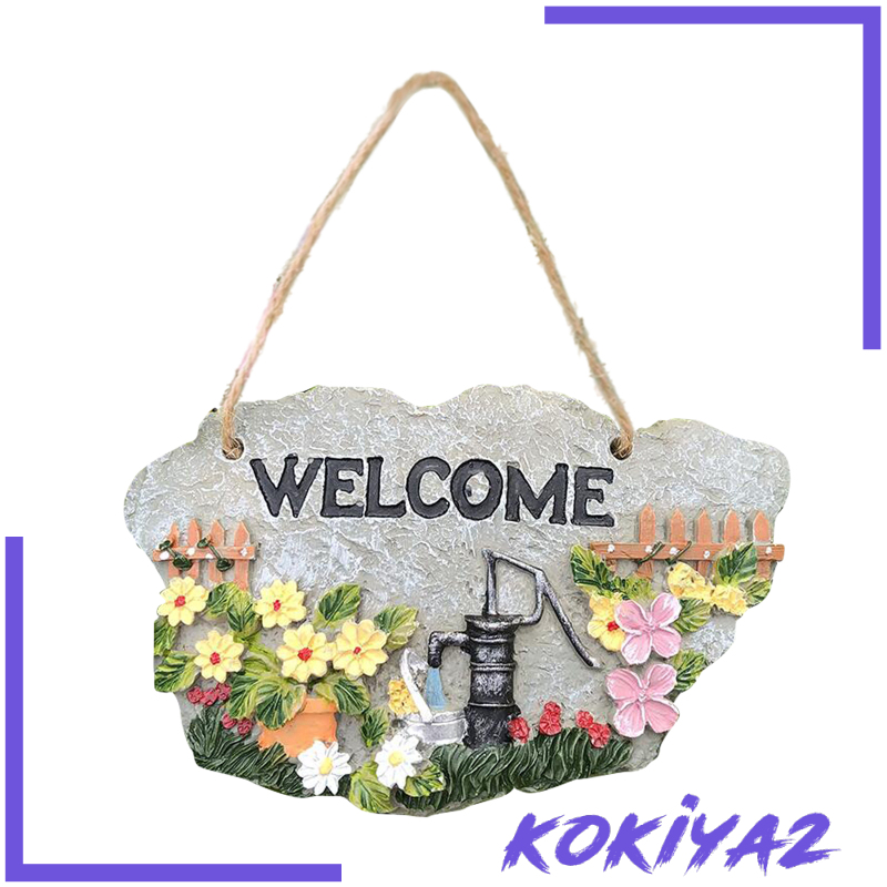 Door Welcome Sign Decorative Front Door Patio Garden