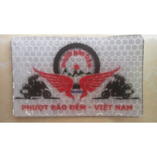 logo phượt , tem phượt , logo phản quang , tem xe