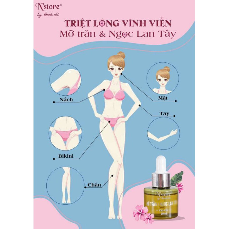 Mỡ trăn ngọc lan tây N'store_30ml ( tinh chất triệt lông cao cấp, thấp nhanh, hương hoa cỏ) | BigBuy360 - bigbuy360.vn