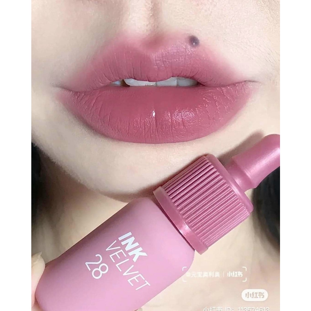 Son Môi Peripera Ink Velvet #28Mauveful Nude