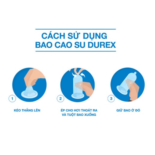 HỘP BAO CAO SU DUREX PERFOMA - HỘP 3 CÁI