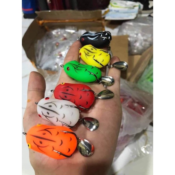 Siêu nhạy- Siêu rẻ: Nhái hơi dạ quang, nhái super frog