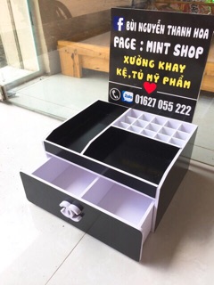 Kệ mỹ phẩm 25cm đen