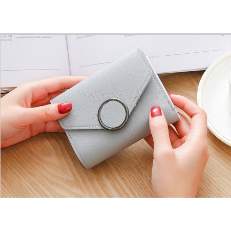 [CỰC RẺ] VÍ DA NỮ YOUNG NÚT TRÒN V178 PHONG CÁCH HAN QUỐC | BigBuy360 - bigbuy360.vn