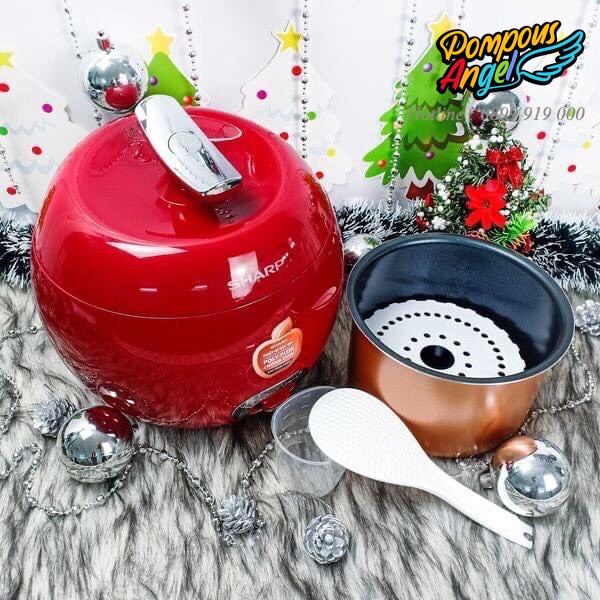 [Chính hãng] Nồi cơm điện từ , Nồi cơm điện đa năng, nồi cơm mini thông minh SHARPl KS-A08V-RD hình táo đỏ chính hãng | BigBuy360 - bigbuy360.vn
