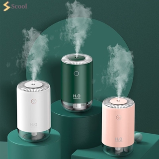 ⌂⌂ 370ML Air Humidifier Aroma Essential Oil Diffuser Mini Mist Spray with LED Night Lamp Electric Aromatherapy 【Scool】