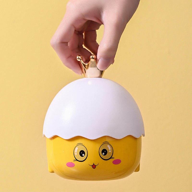 Hộp Đựng Dây Buộc Tóc Hình Vỏ Trứng Dễ Thương Cho Bé Gái