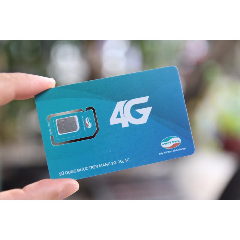 Sim Viettel 4G đăng ký được V120