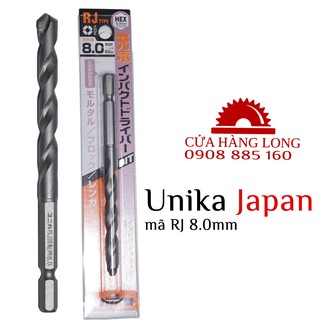UNIKA| Mũi khoan tường, bê tông 8mm- mã RJ