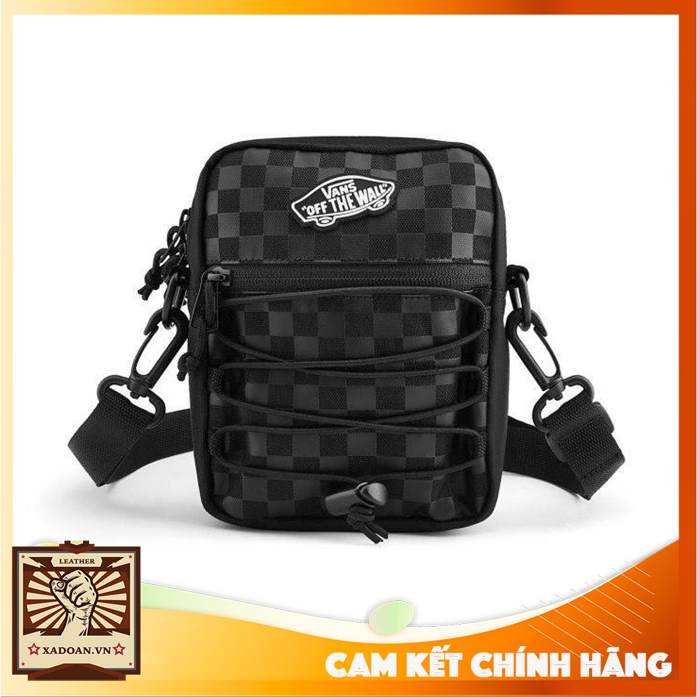 [XẢ KHO - CHUẨN AUTH] Túi đeo chéo, Túi bao tử Túi Vans Bail Shoulder 2 màu Đen caro, Camo