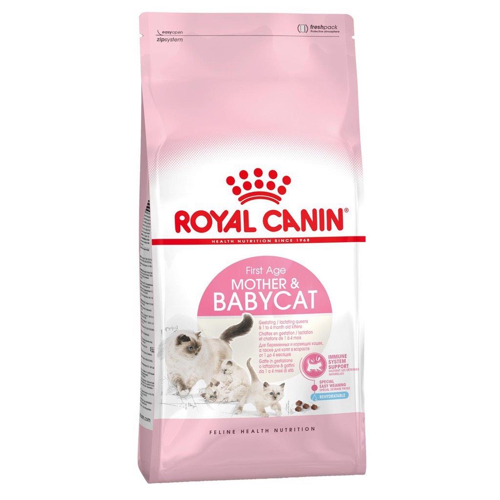 Thức ăn hạt cho mèo mẹ mang thai và mèo con Royal Canin Mother & Baby Cat - Bơ Mặp