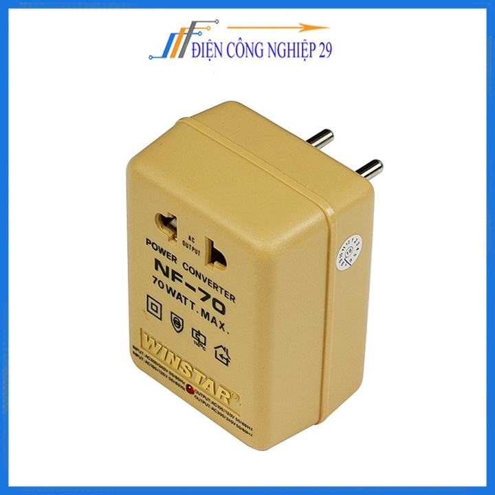 Bộ Chuyển Đổi Điện Winstar NF-70 220VAC- 110VAC 70W
