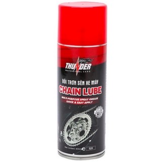 Sản phẩm Chai xịt bôi trơn, bảo dưỡng dây sên xe máy Thunder Chain Lube