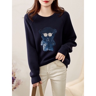 Áo nỉ, sweater nữ thời trang thu đông 2021 thương hiệu Moschin