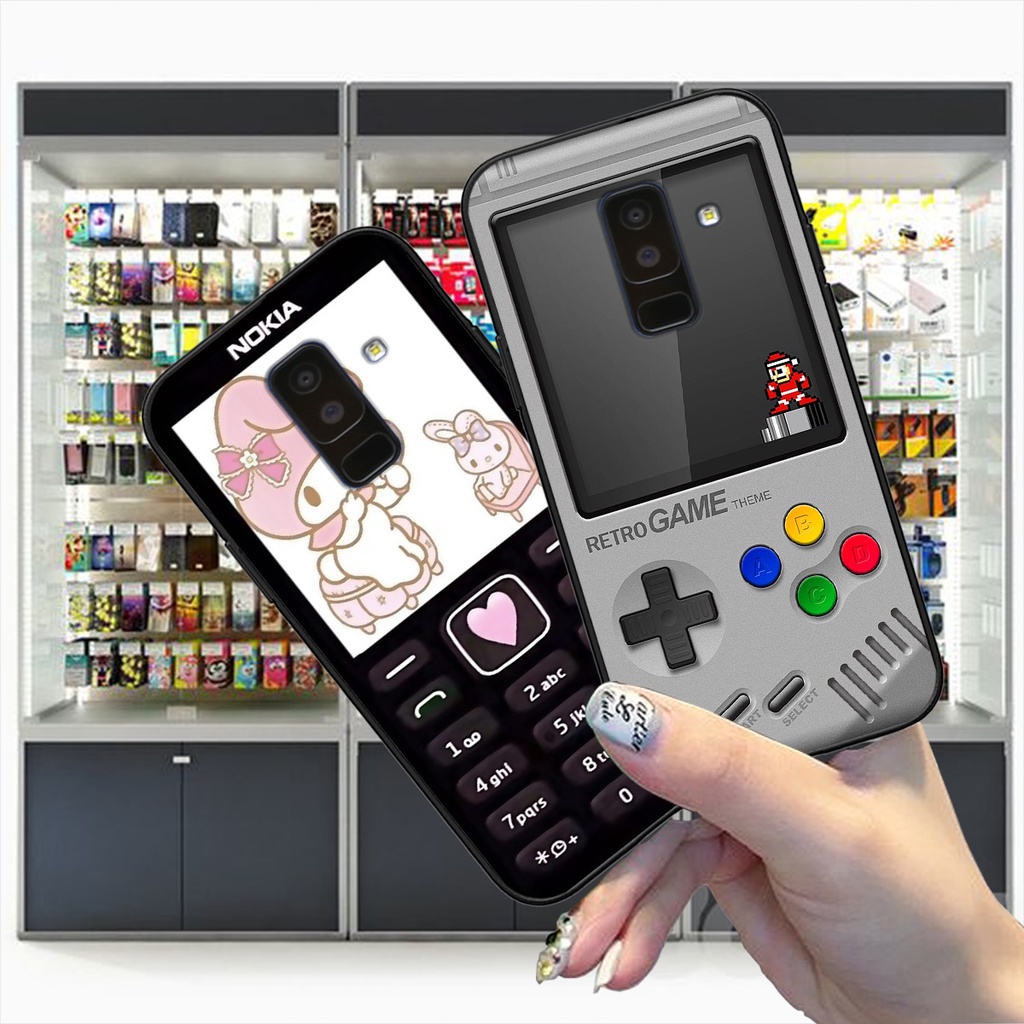 Ốp Samsung A6 2018 / A6 Plus / A6+ bộ hình điện thoại nokia huyền thoại , BTS , Vpop cute