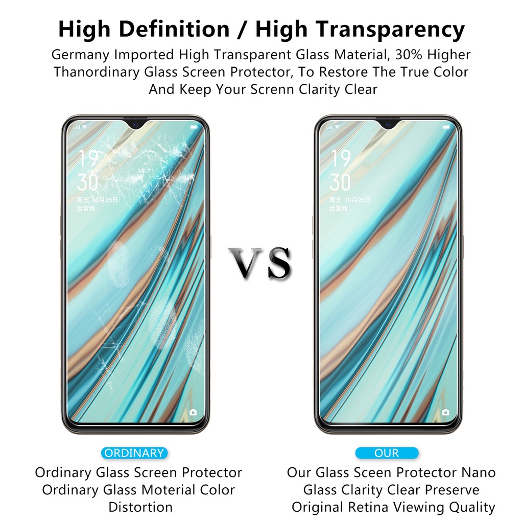 Kính cường lực toàn màn hình cho OPPO Realme C51 C53 C55 C33 C30s C30 C35 C21y C25y C20 C21 C15 C11 C12 C25 C25s