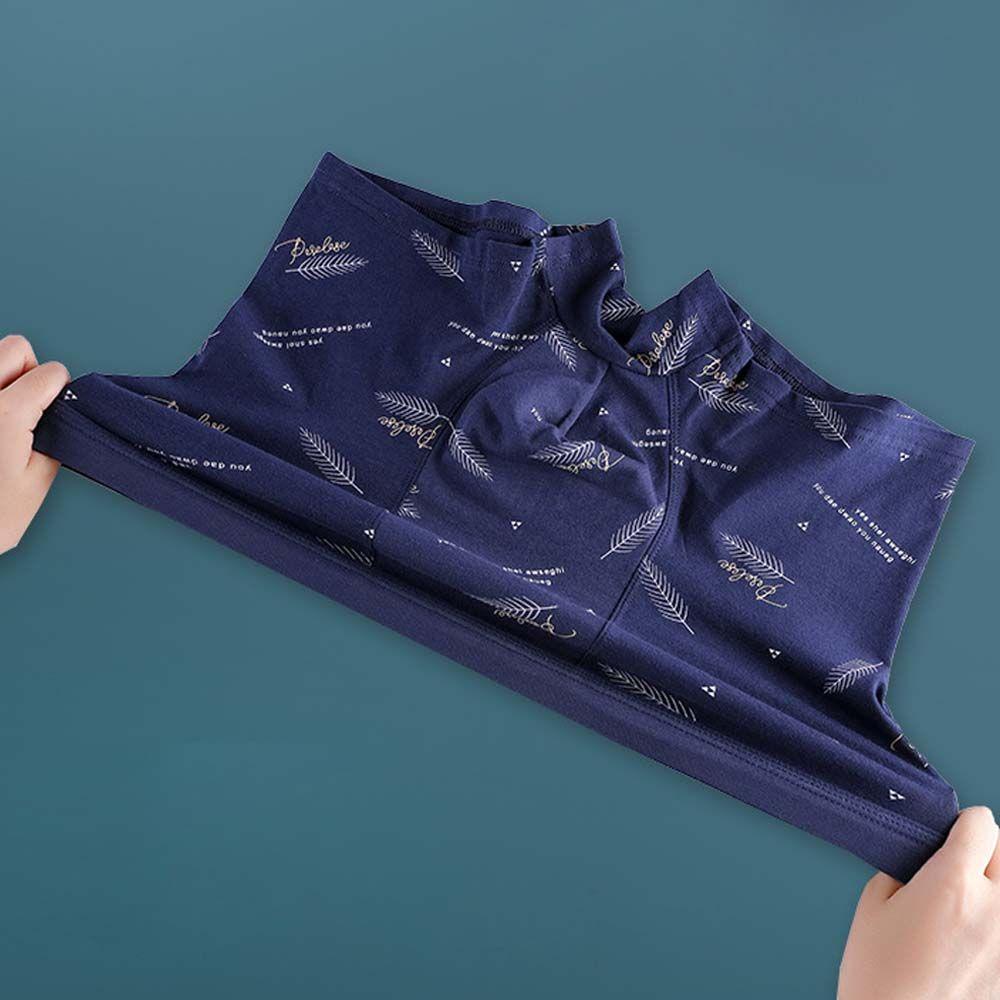 Quần Lót Chữ U Lưng Vừa In Họa Tiết Lá Thời Trang Cho Nam