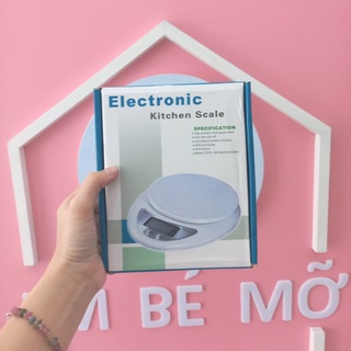 Cân Thực Phẩm - Nhà Bếp Điện Tử Mini 5Kg | Electronic Kitchen Scale - Embé Mỡ