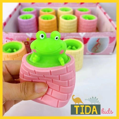 Ếch Ngồi Đáy Giếng ⚡ HOT TREND ⚡ Squishy Mochi Cute, Đồ Chơi Xả Stress Dễ Thương Xua Tan Căng Thẳng, TiDa Kids Shop