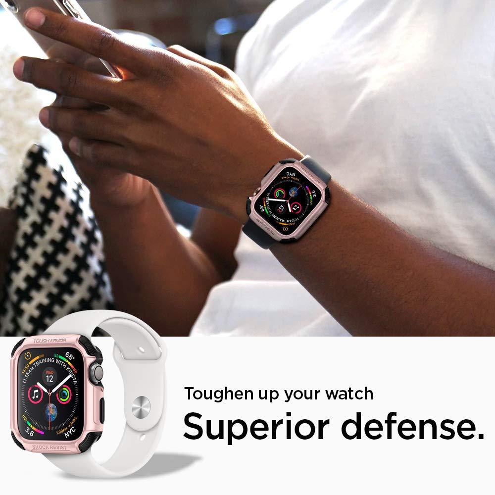 Ốp Lưng Apple Watch 42mm / 44mm Spigen Tough Armor Series 4 / 3 / 2 / 1