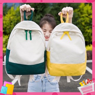 Balo phối màu Cao Cấp, Ba lo Thời Trang Nữ Cực Cool Đi Học Siêu Ngầu