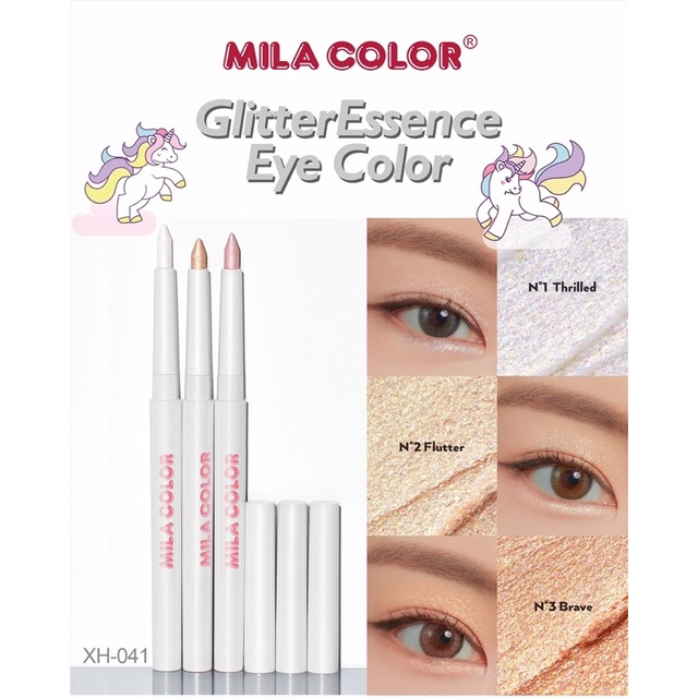 Chì kẻ mắt kim tuyến dạng vặn Mila Color 🦄