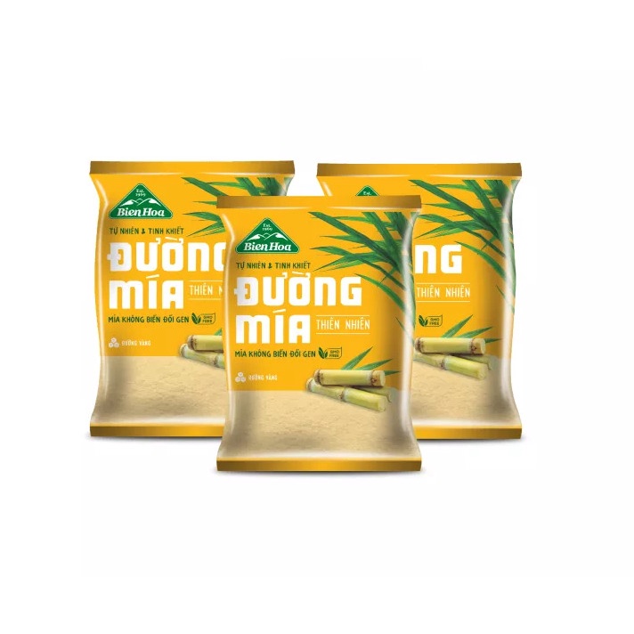 Combo 3 Đường mía thiên nhiên Biên Hòa 1kg - YOOSOO MALL
