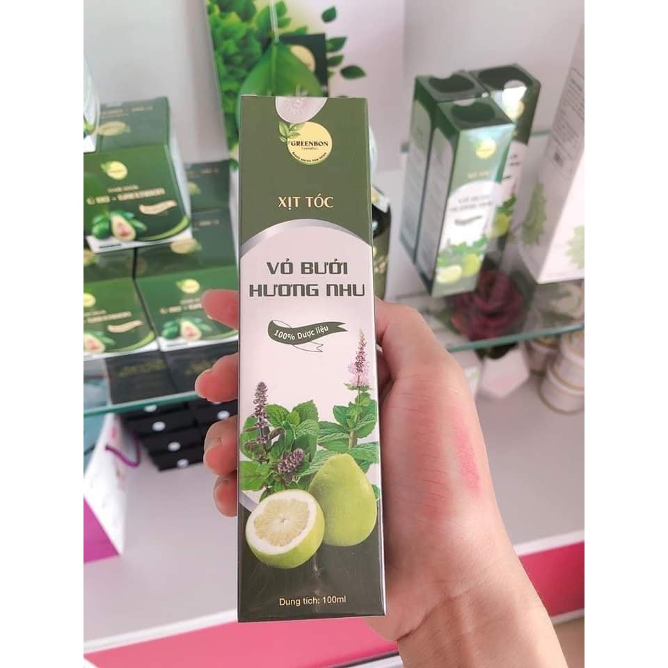 Xịt bưởi kích mọc tóc GREENBON