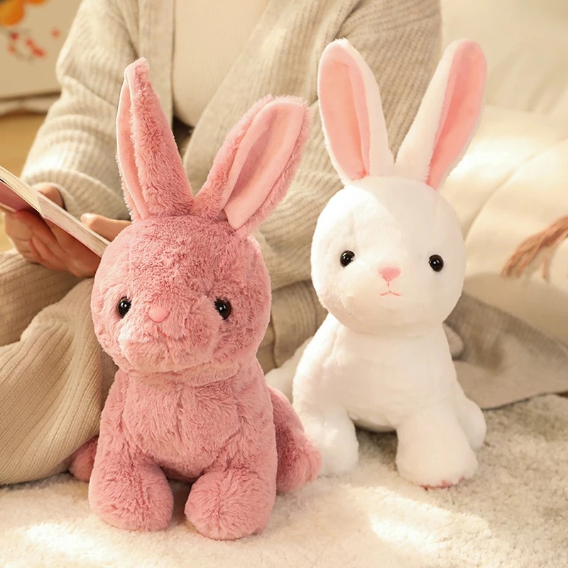 Thú nhồi bông đồ chơi hình thỏ mềm mại mới dễ thương chất lượng cao 20-40cm làm quà tặng bất ngờ cho trẻ em/ bé gái