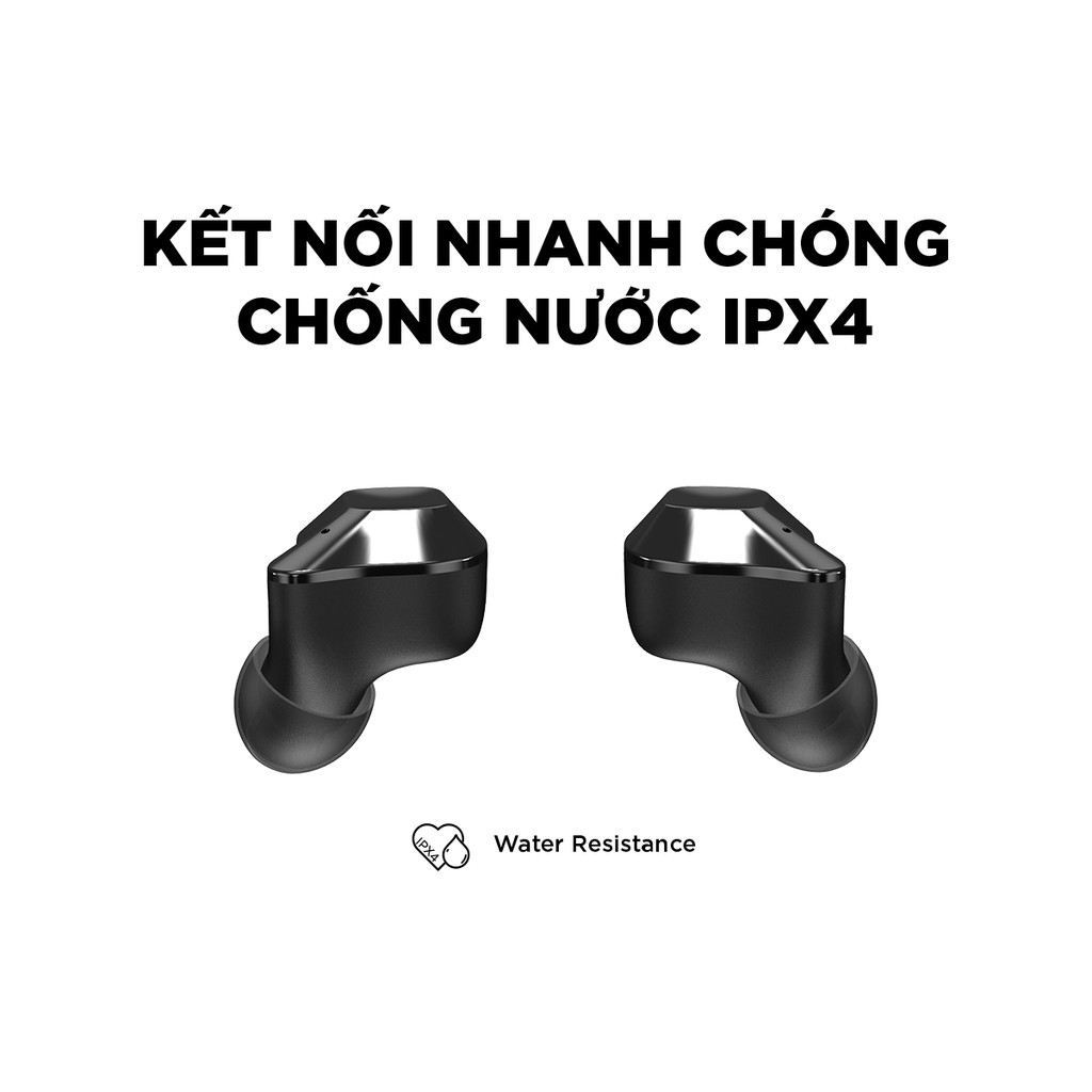 Tai nghe True Wireless Energizer UB2609, Bluetooth V5.0, tích hợp sạc dự phòng,kháng nước