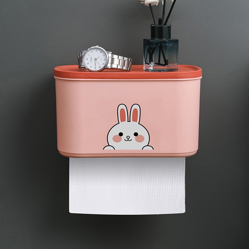 Hộp Đựng Cuộn Giấy Vệ Sinh Chống Nước Dễ Thương