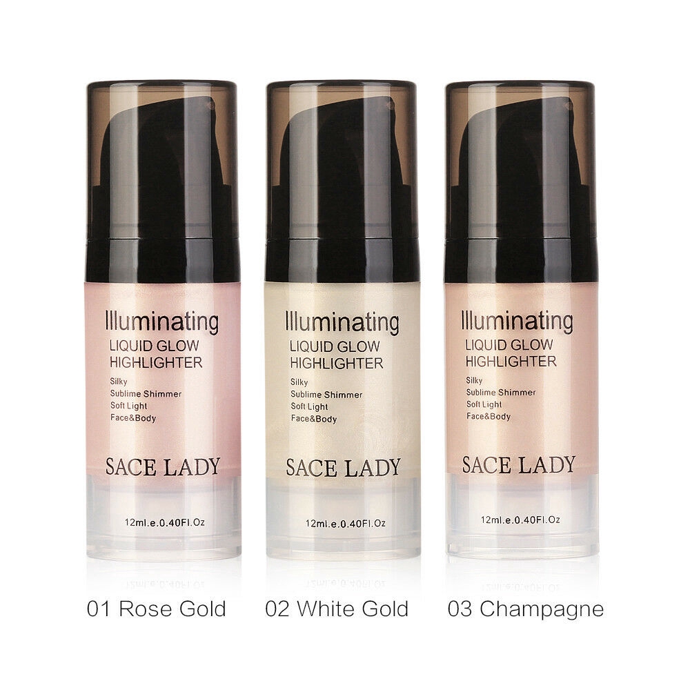 [Hàng mới về] Phấn bắt sáng dạng lỏng tạo lớp trang điểm thu hút cho người mới bắt đầu thương hiệu Sace Lady 12ml