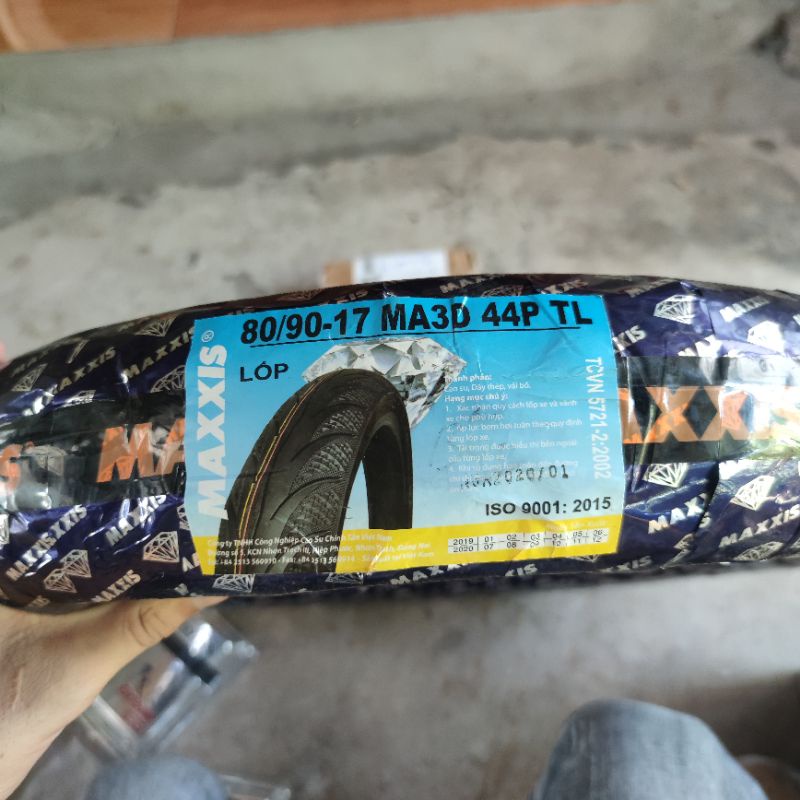 [Mã LIFEXANH03 giảm 10% đơn 500K] Cặp vỏ,lốp 70/90,80/90-17 maxxis chính hãng