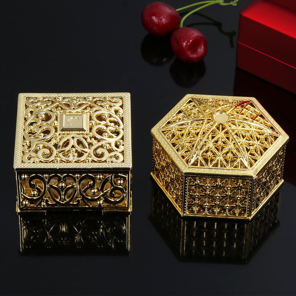 Set Hộp Giấy Đựng Kẹo Quà Tặng Phong Cách Cổ Điển